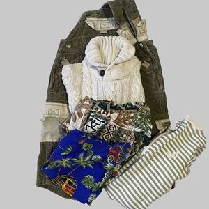 Boys Size 18-24 months-5 piece Bundle- Hawaiian Shirts, Old Navy, Arizona Jean,